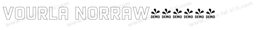 vourla norraw字体转换